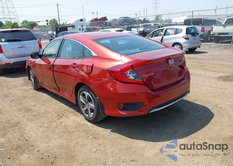 2020 Honda Civic Lx from USA, damaged, VIN 2HGFC2F62LH550469